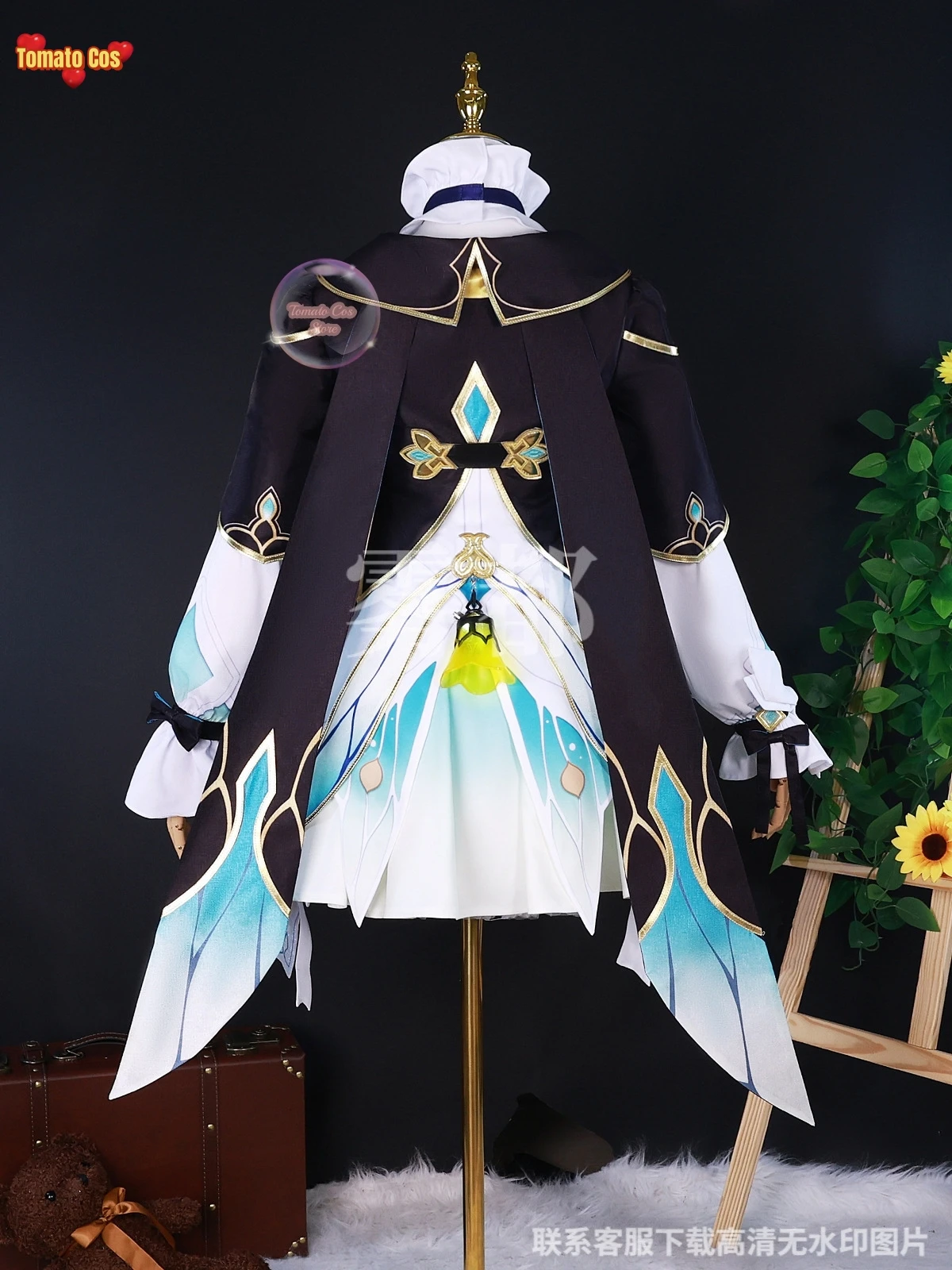 Honkai-Costume de Cosplay de Firefly Star Rail, Ensemble Complet, Uniforme, Perruque, Chaussures, Accessoires, Version 2, en Stock