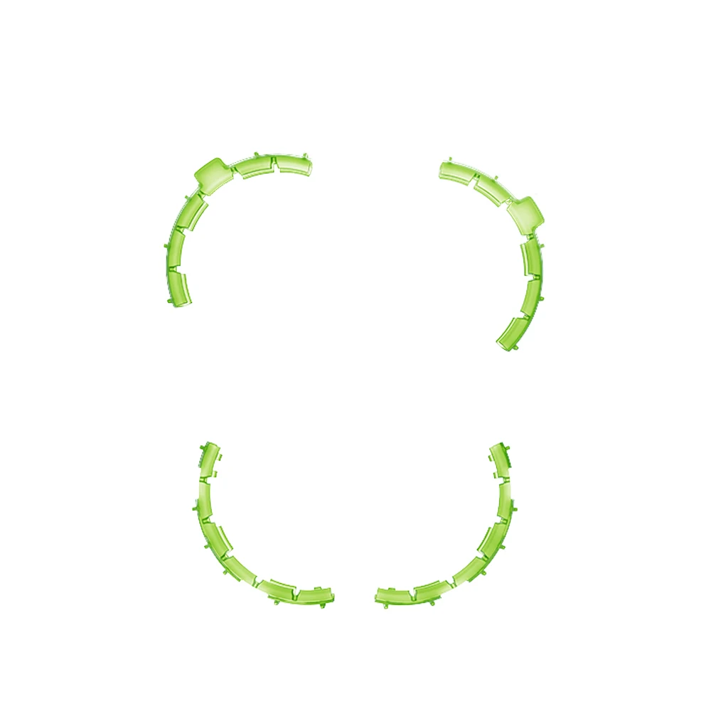 

for DJI Flip Protective Bumper Ring Drone Propeller Guard Anti-Collision Impact Protectors Prop Bumper Guards Black Green