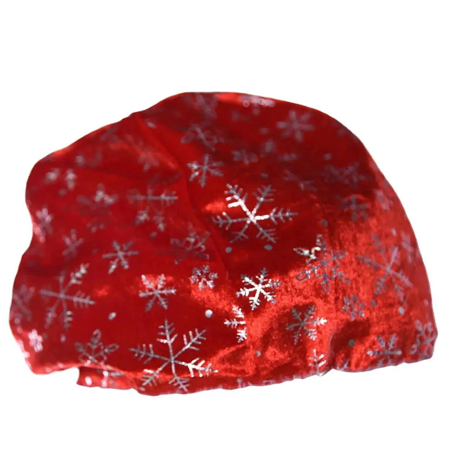 زي سانتا كلوز المخملي الكلاسيكي الأحمر الفاخر للرجال بدلة تنكرية لعيد الميلاد وحفلات رأس السنة