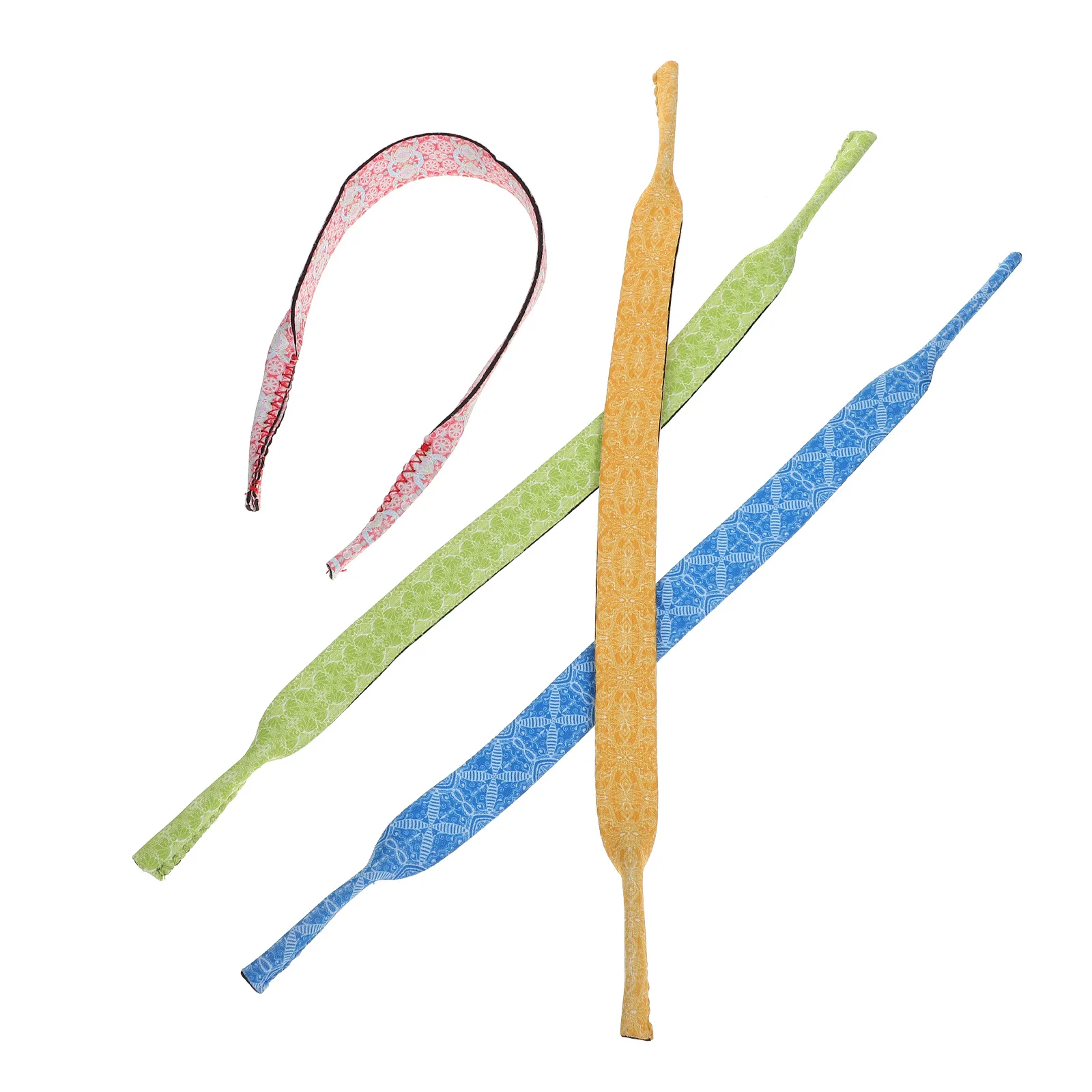 

4pcs Anti-Slip Glasses Lanyard Wear-Resistant Portable Eyeglass Holder For Outdoor Sports Swimming Decorative Glasses Strap