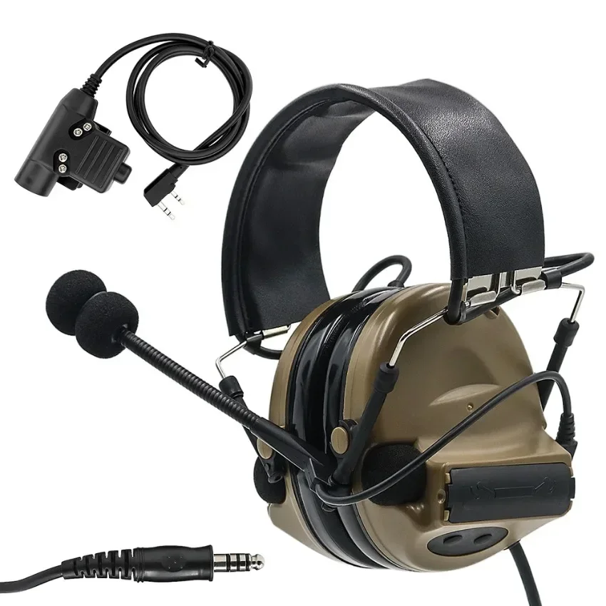 

Tactical Headset Comta II Military Airsoft Noise Reduction Pickup Hearing Protection Headphone Electronic Shooting Earmuffs