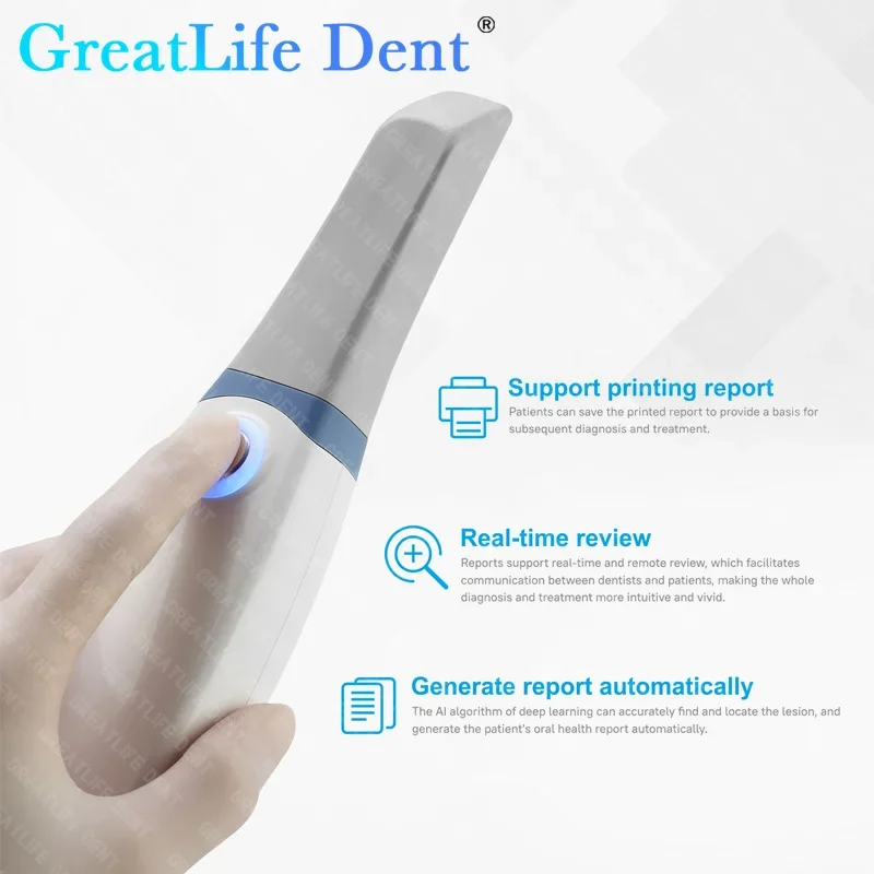 GreatLife Dent Dental Version 3.0 Pro Scanner 3D intraorale 3D con Software gratuito CAD CMD restauro ortodontico approvato CE ISO