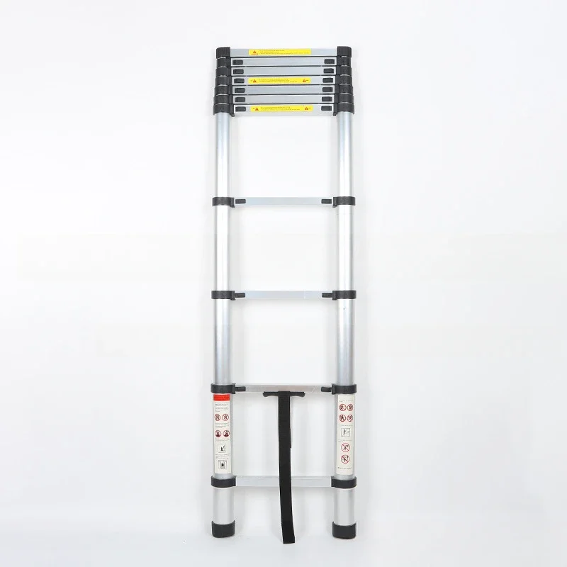Stainless Steel  Telescoping Ladder Stainless Steel Folding Ladder Portable Extendable Loft Ladder
