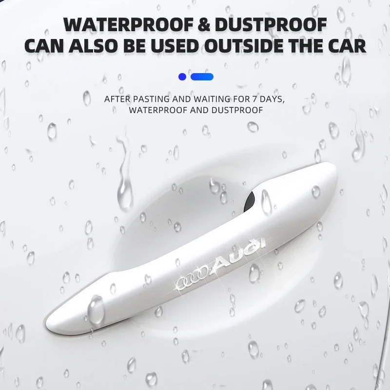 شعار معدني السيارات ديكور الشارات نافذة السيارة ممسحة ملصقات لأودي 8P B9 8V A5 A6 C7 RS RS3 RS4 RS5 RS6 RS7 A7 Q3 Q5 Q7 S3 S6 #5