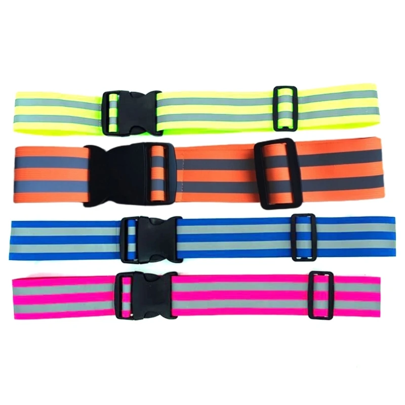 

Reflective Belts for Running High Visible Night Safety Gear for Kid Men Women Waist Adjustable Safety Reflective Belt