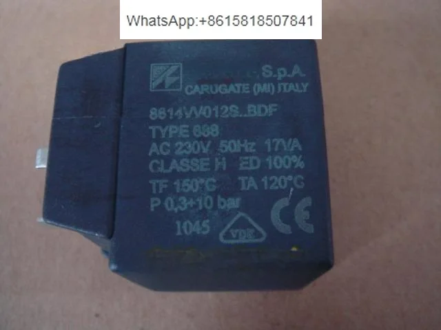 

Solenoid valve coil 688 B6 for 61 62 65 66 67 86 87 series solenoid valves