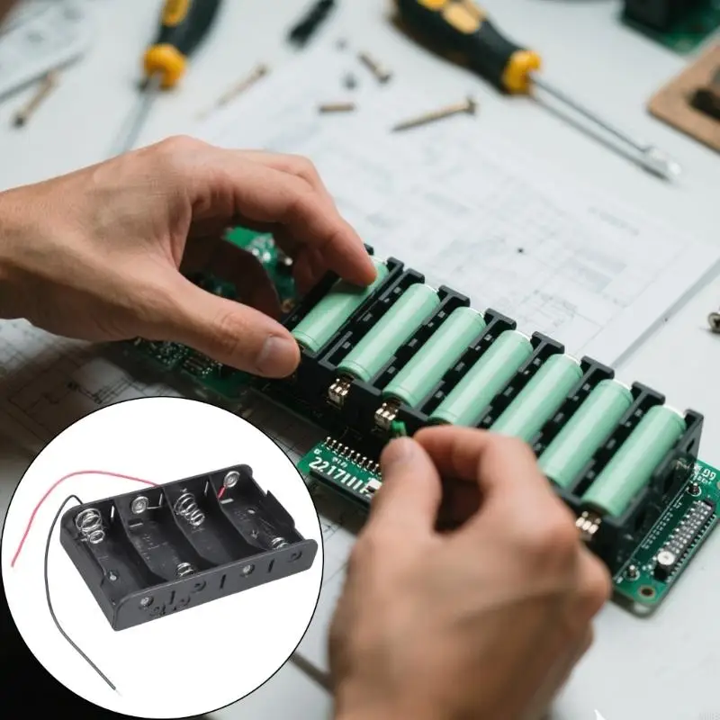 Boîtier batterie LR14 C efficace