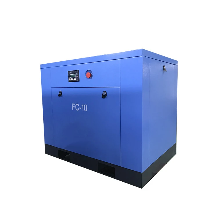 High Pressure 10hp Low Noise Industrial Use Screw Air Compressor