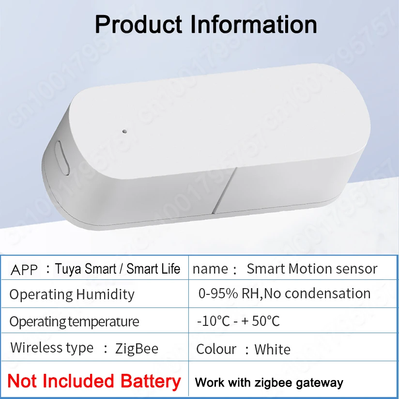 Tuya Zigbee Smart Vibration Sensor Smart Home Door Window Break Burglar Detection Alarm Security Protection Work with Gateway