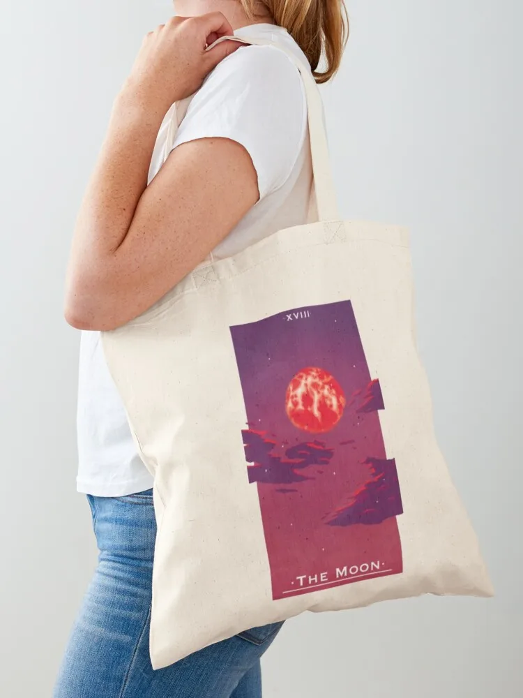 

Blood Moon Tote Bag reusable shopping bag tote bag university canvas shopping tote screen