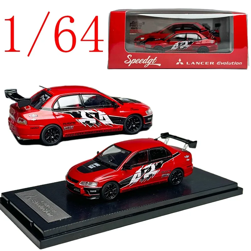 

Speed GT Diecast 1/64 Scale Lancer Alloy Model Cars Lancer Evolution EVO 9i Play Vehicles Toys for Boys Gift Original Box