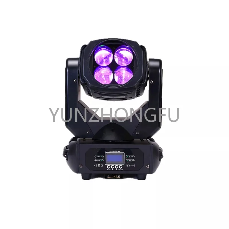 Moving Head Four Bee Eyes Mobile Super Beam Light For DJ Equipment Professional Disco Lights Led DMX 4X25W