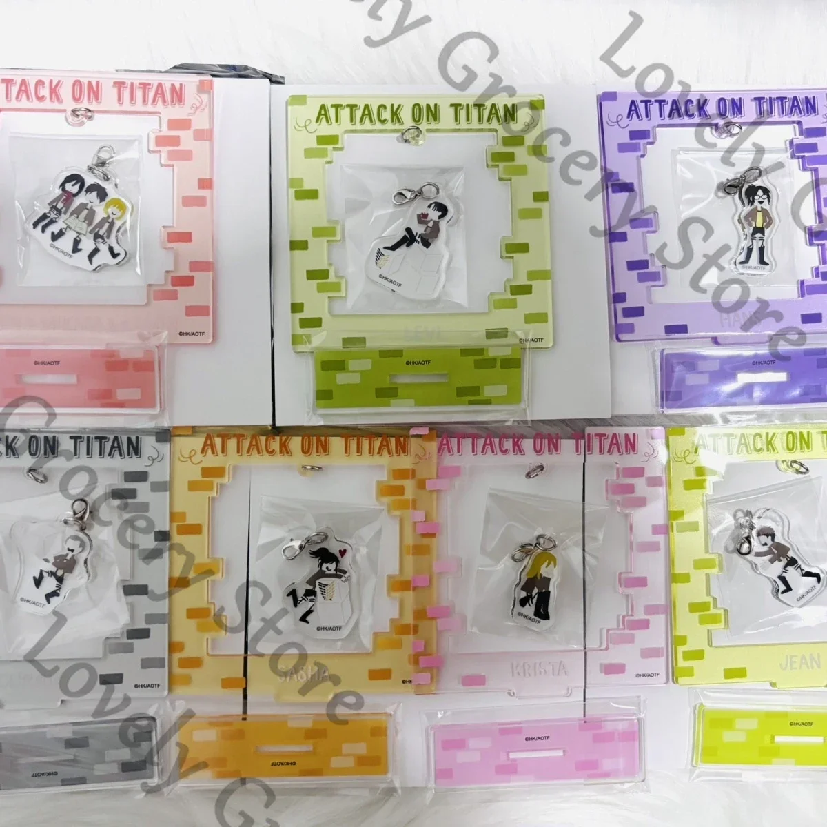 

Anime Attack on Titan Jean Kirstein Shingeki No Kyojin Hange Zoe Cosplay Cartoon Acrylic Shake Fighter Standing Sign Fans Gift