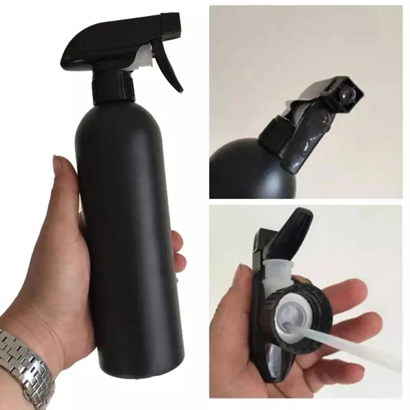 500ml Spray Bottles Hairdressing Spray Bottle Salon Hair Dispenser Refillable Bottle Cosmetics Mist Watering Barber Tools C T9L1