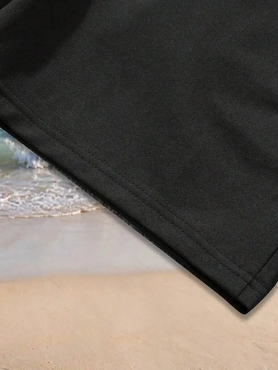 

Mens 200G Polyester Streetwear Shorts With Flame Print, Elastic Drawstring Waist, Pockets, Breathable For Summer Casual Wear