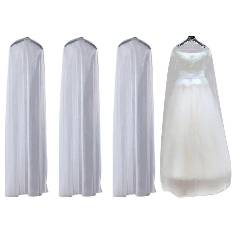 Extra Large Garment Bridal Gown Long Clothes Protector Case Wedding Dress Cover Dustproof Covers Storage Bag For Wedding Dresses