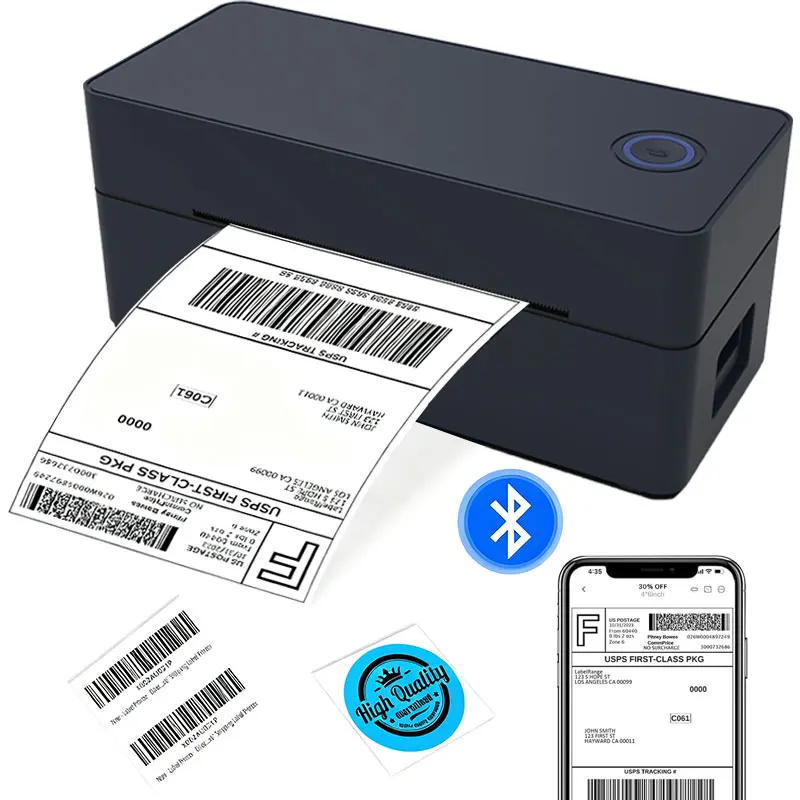 

New Arrival Wireless Thermal Printer Barcode Printer 4x6 Label Printer Stock