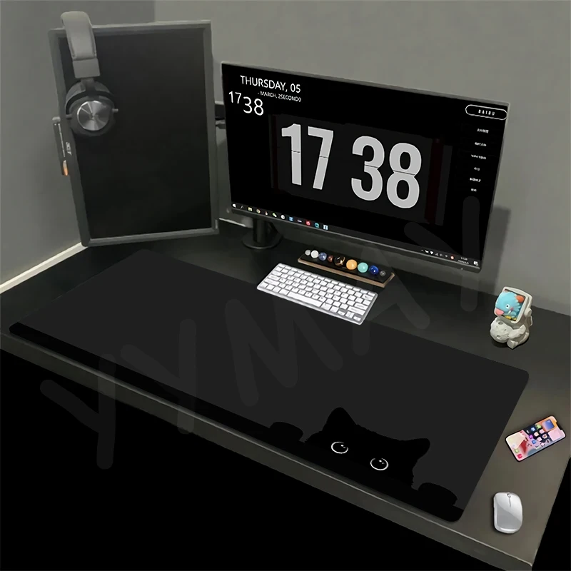 

Cat 80x30cm XXL Lock Edge Mousepads Large Gaming Mousepad Desk Mat Mouse Mat Beast Desk Pad For Gift Mouse Pad