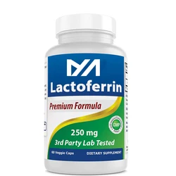 Lactoferrin 250mg vegetarian capsules, supporting healthy immune function -60 capsules