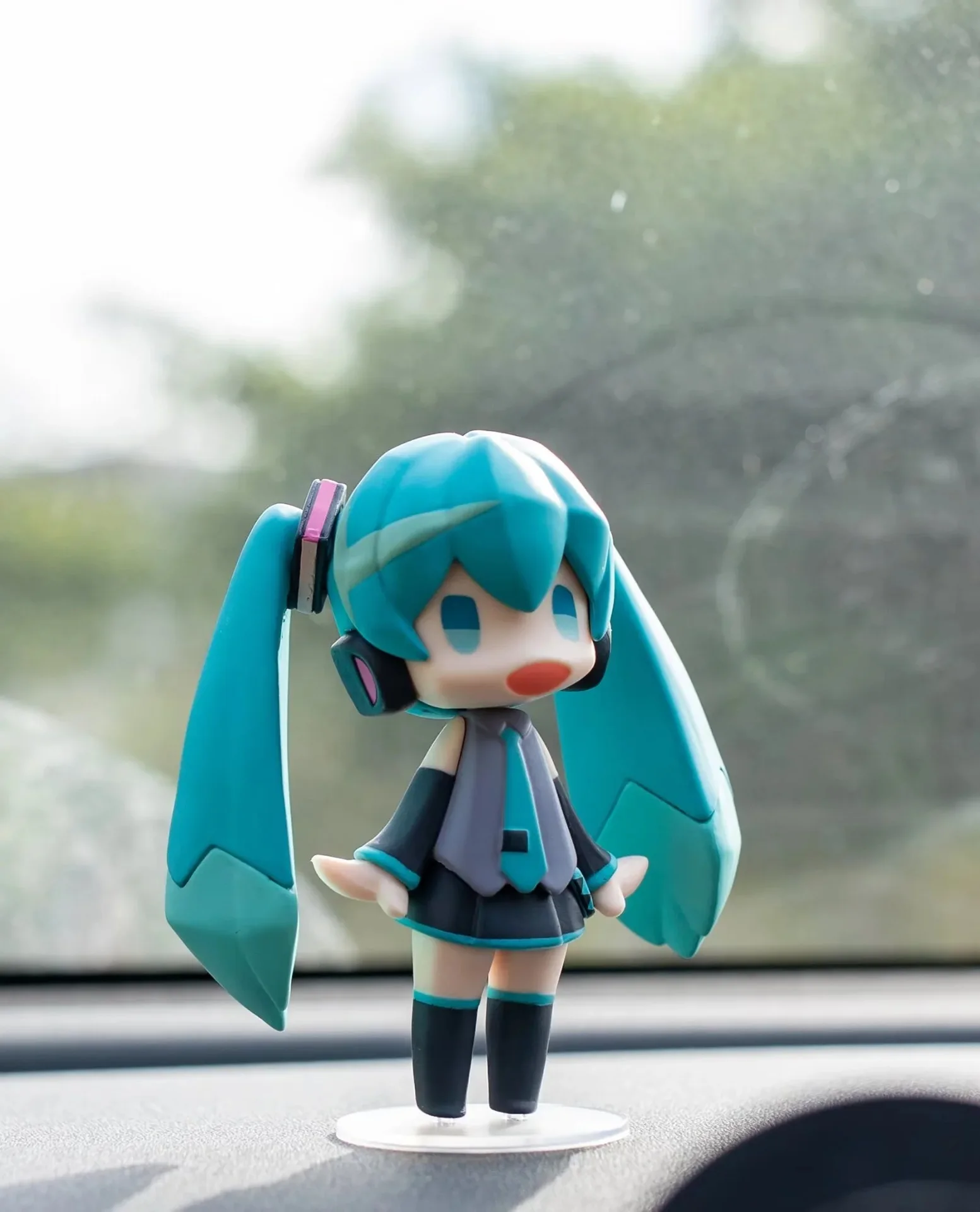 10CM Anime Hatsune Miku kawaii Q versione Action Figure PVC Modello Statua Giocattoli bambola Decorazione da scrivania Raccogliere regali