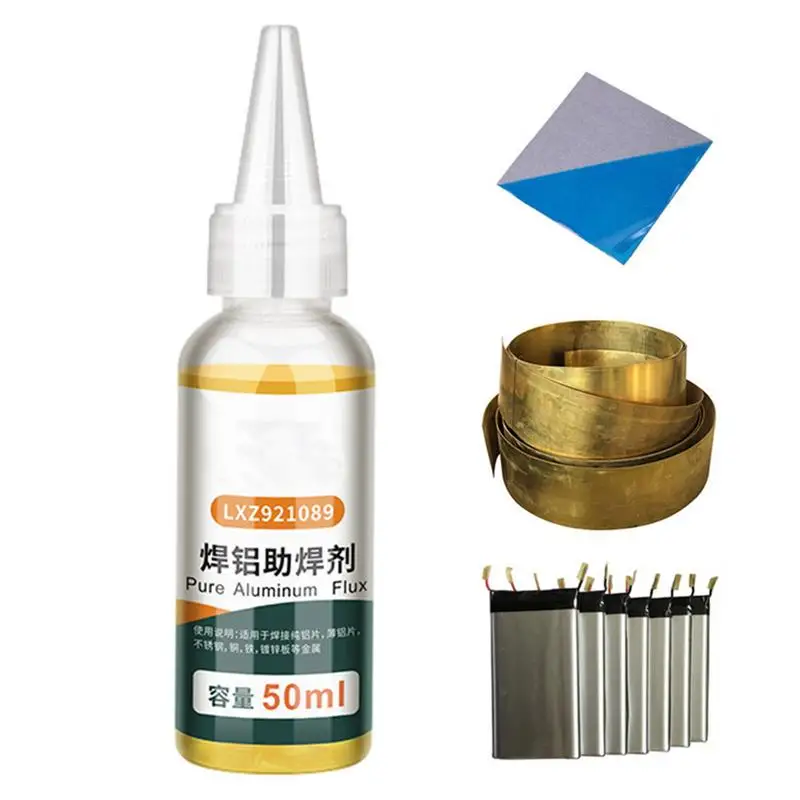 

50ML aluminum flux Solder With Flux For Electronics Soldering Tin Soldering Lead-Free Rosin Soldering Flux For Circuit Boards