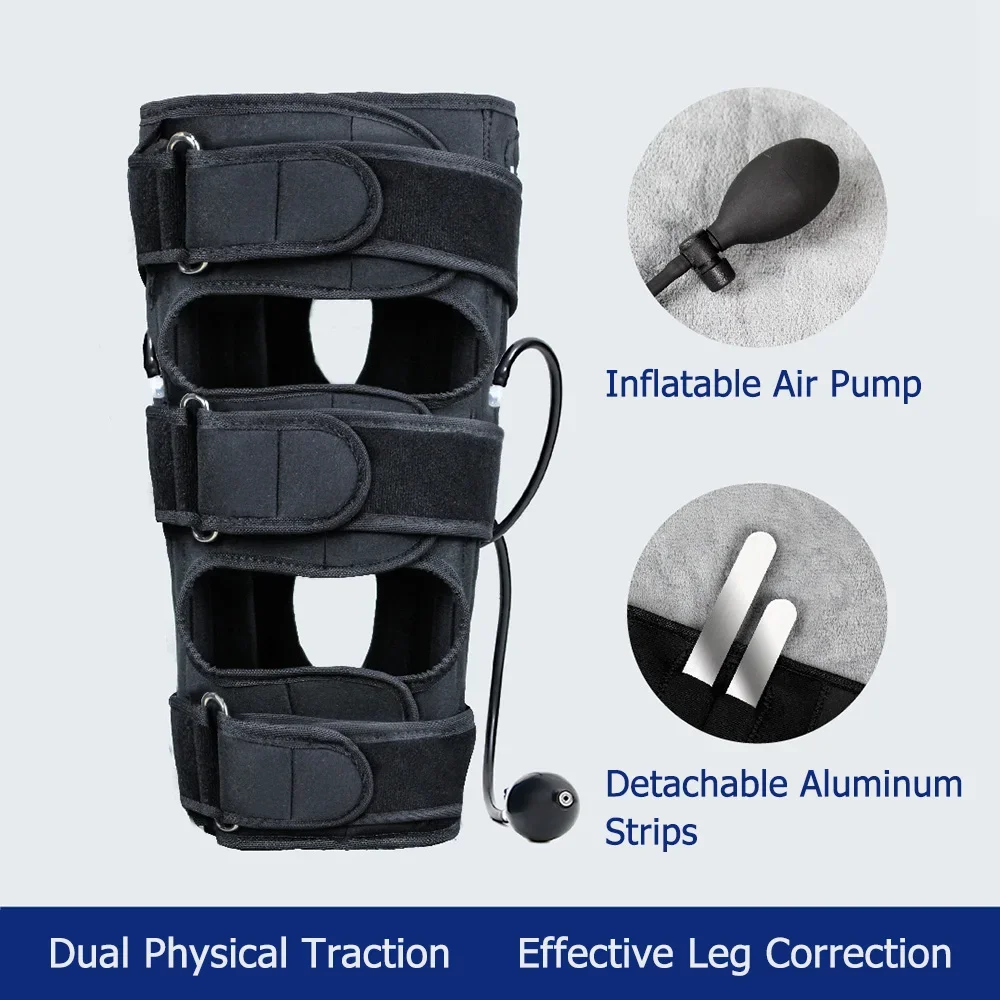 Pressure O/X Type Leg Posture Correction Strap Bent Leg Knee Valgus Straight Beauty Inflatable Leg Strap Adult Children Support view 3