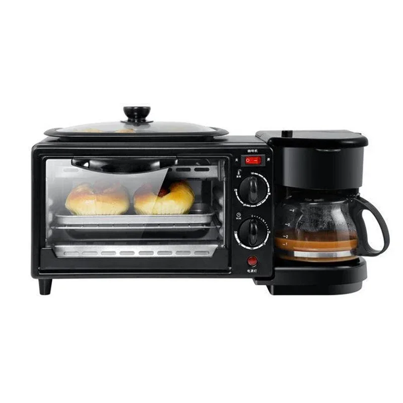 for 3 in 1 Breakfast Makers Multi-function With Frying Pan, Coffee maker, Toast Grill Maker for home Appliances