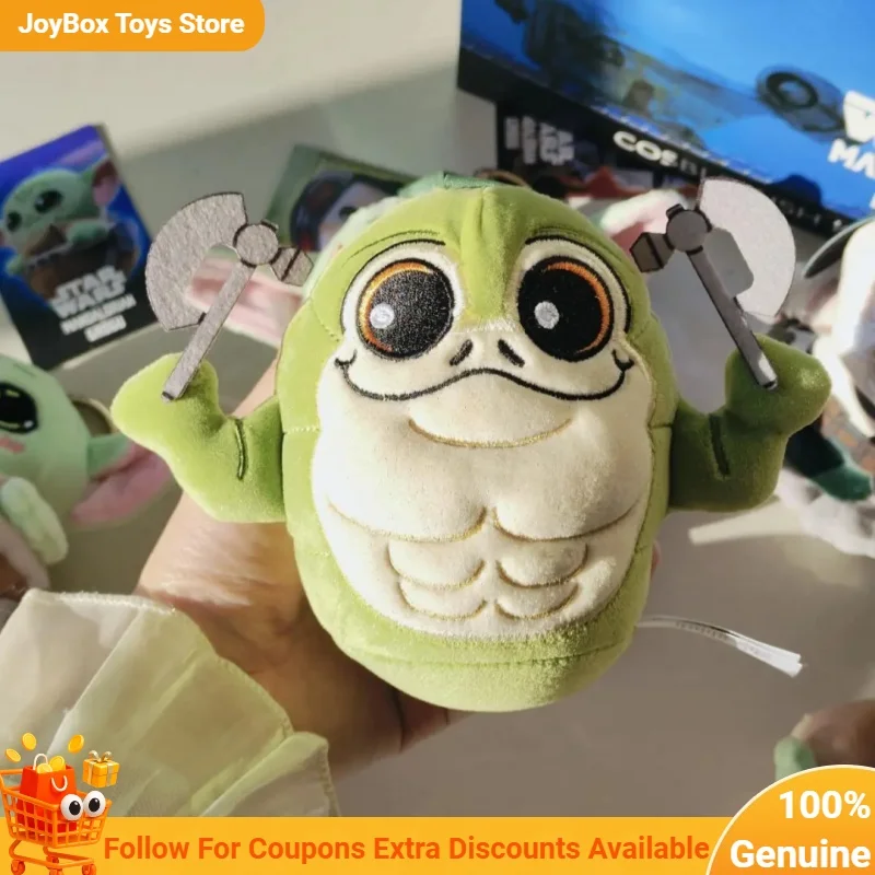 Authentic Hot Toys Star Wars The Mandalorian Baby Yoda Grogu Soft Textured Mini Figure Blind Box Bag Charm Keychain Collectible view 5