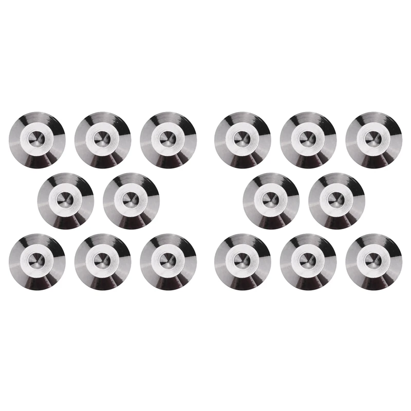 16PCS Metal Shockproof Foot Spikes Pads Stands Mats For Speakers CD Players Turntable Amplifier DAC Recorder Feet Pad