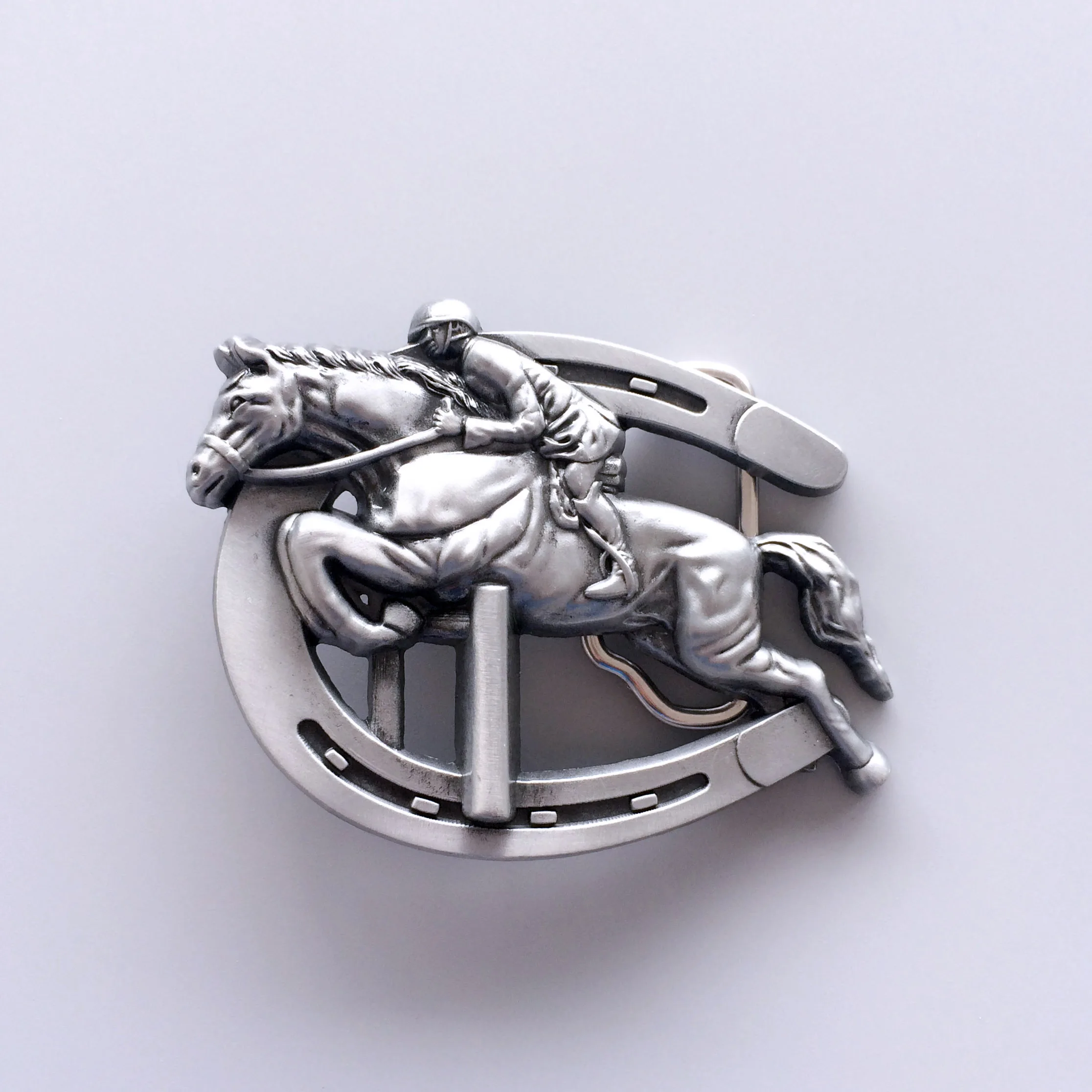 Vintage Style Horsemanship Enamel Belt Buckle Free Shipping Boucle de ceinture