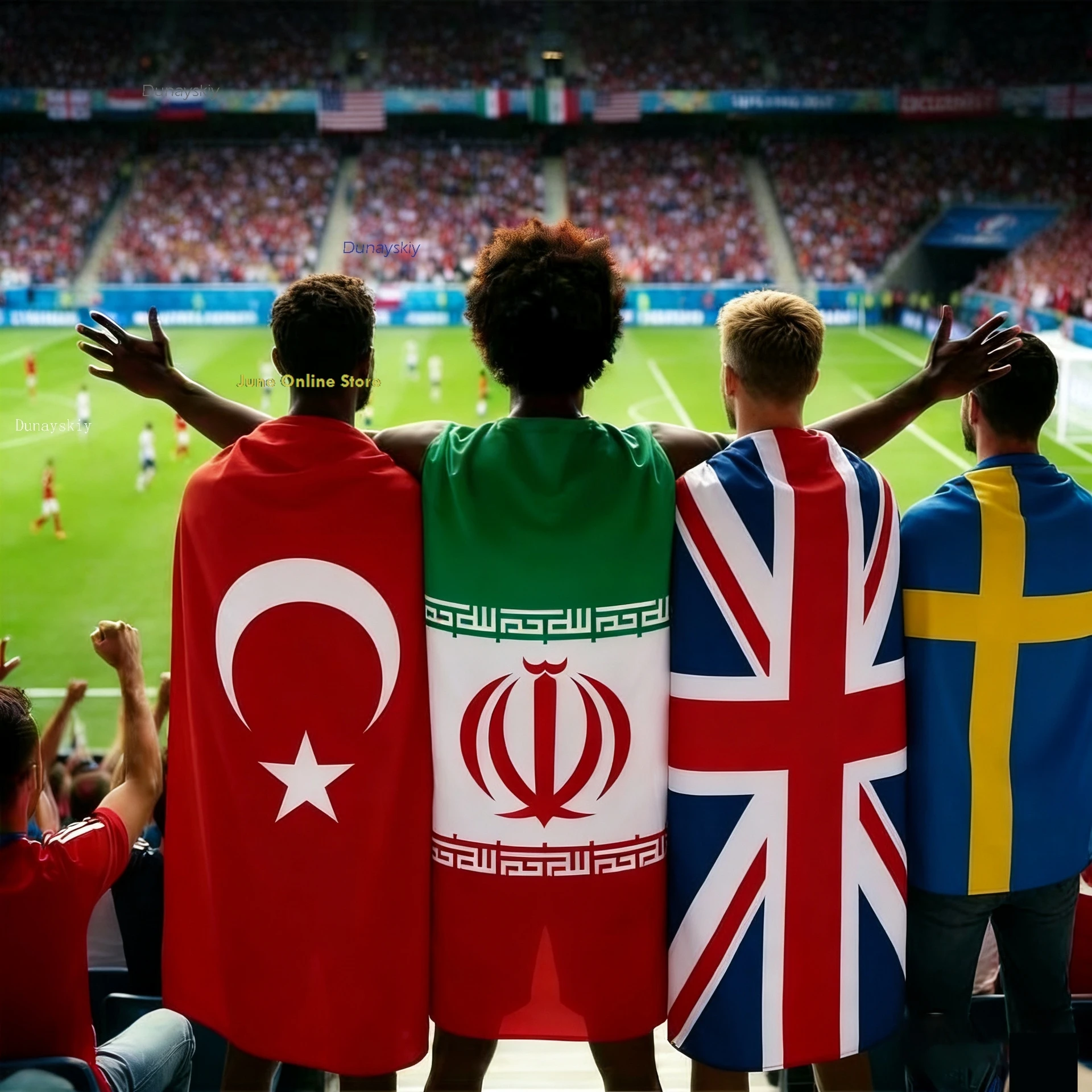 Flagi USA, Meksyku, Kanady, pe – Party Games Usa recenzja i cena