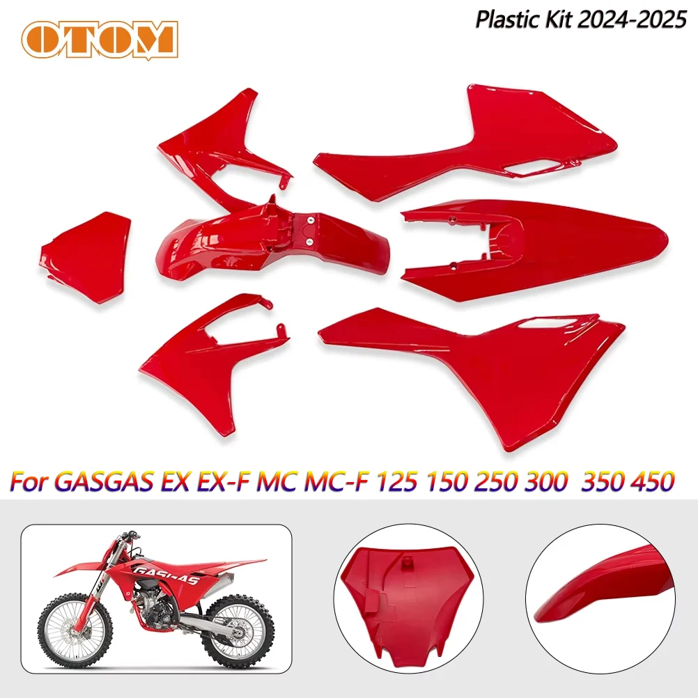 

OTOM 2024-2025 Motorcycle Full Plastic Kit For GASGAS EX EXF MC MCF 250 450 Body Fairing Cover Fender Guard Panel Mudguard Guard