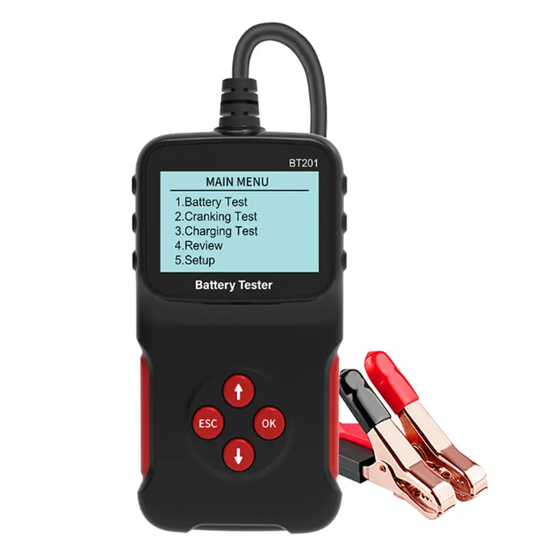 

BT201 Battery Diagnostic tool For 100-2000 CCA Charging Battery Analyzer Voltage /Impedance Detection 12V Car Battery Tester