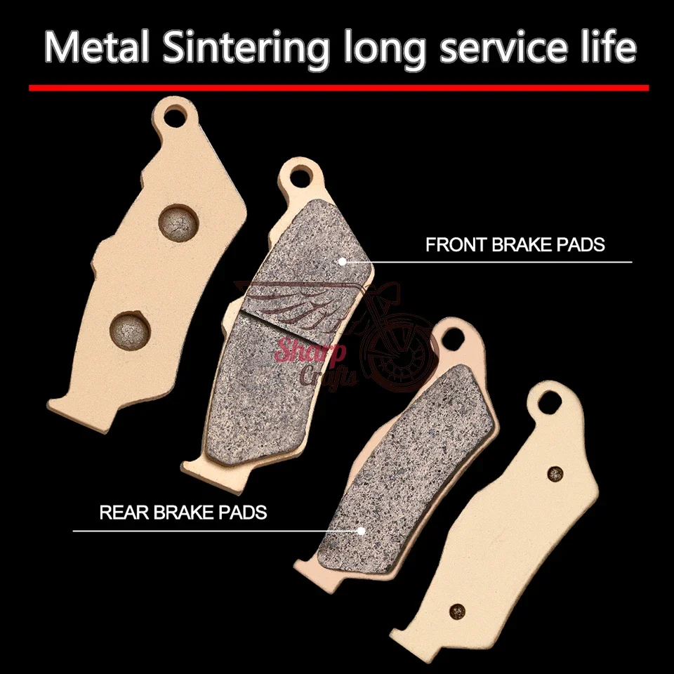 New Motorcycle Accessories Metal sintering Front Rear Brake Pads Disc For Harley XG500 XG 500 XG750 XG 750 Street ROD 2016-2021