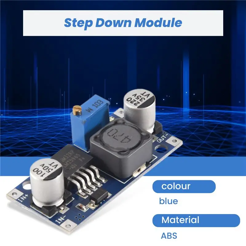 6 Pack LM2596 DC To DC Buck Converter 3.0-40V To 1.5-35V Power Supply Step Down Module (6 Pack)-A09I