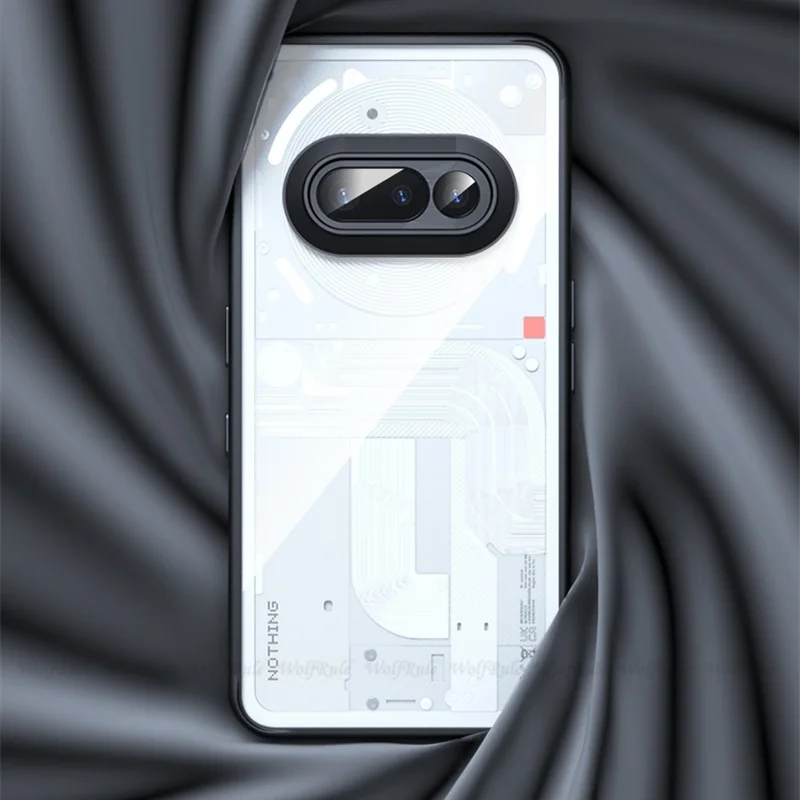 

For Nothing Phone 3A Case Cover Nothing Phone 3A Capas Back Shockproof Matte Frosted Black Transparent Fundas Nothing Phone 3A
