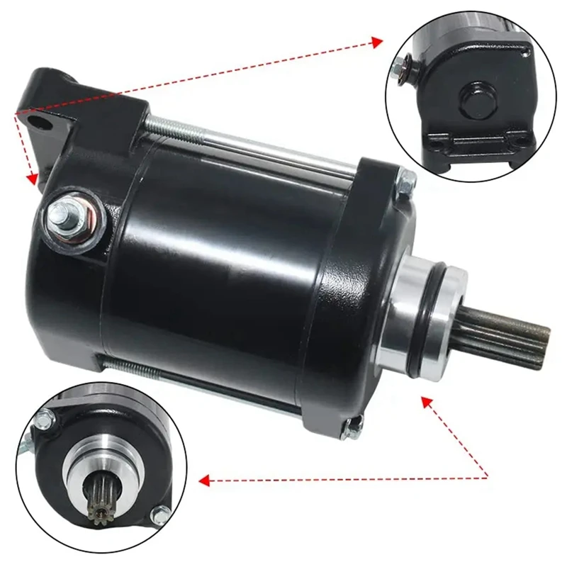 1 PCS Starter Motor Starter Motor Motor Black Metal For BMW G 310 GS (0G02, 0G12) G 310 R (0G01, 0G11) 12418559627