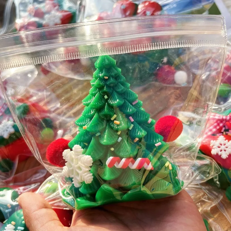 Christmas Squeeze Toys Slow Rebound Silicone Christmas Tree, Elk, Snowman Toy Stress Relief Toys Christmas Gifts Decoration