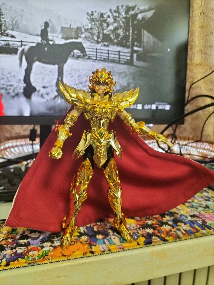 Action Figure Saint Seiya In Stock Toypoint Myth Cloth Soul Of God Sog Ex Leo Aiolia With Totem Object Knights