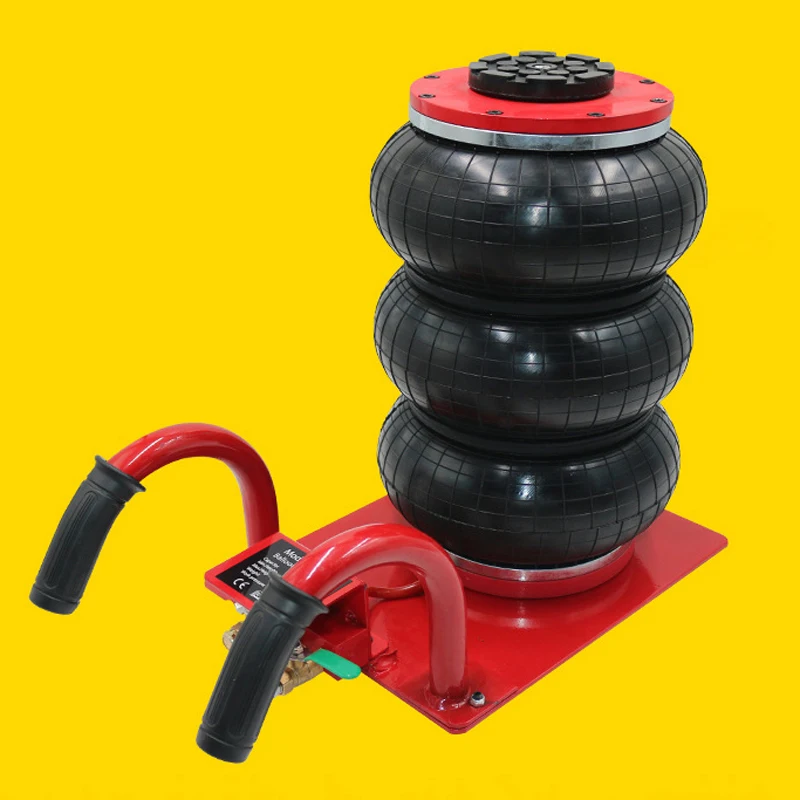 Portable 3-ton Pneumatic Jack Airbag Thickened Tractor Car Self-provided Jack Portable Outdoor Rescue Lifting Equipment