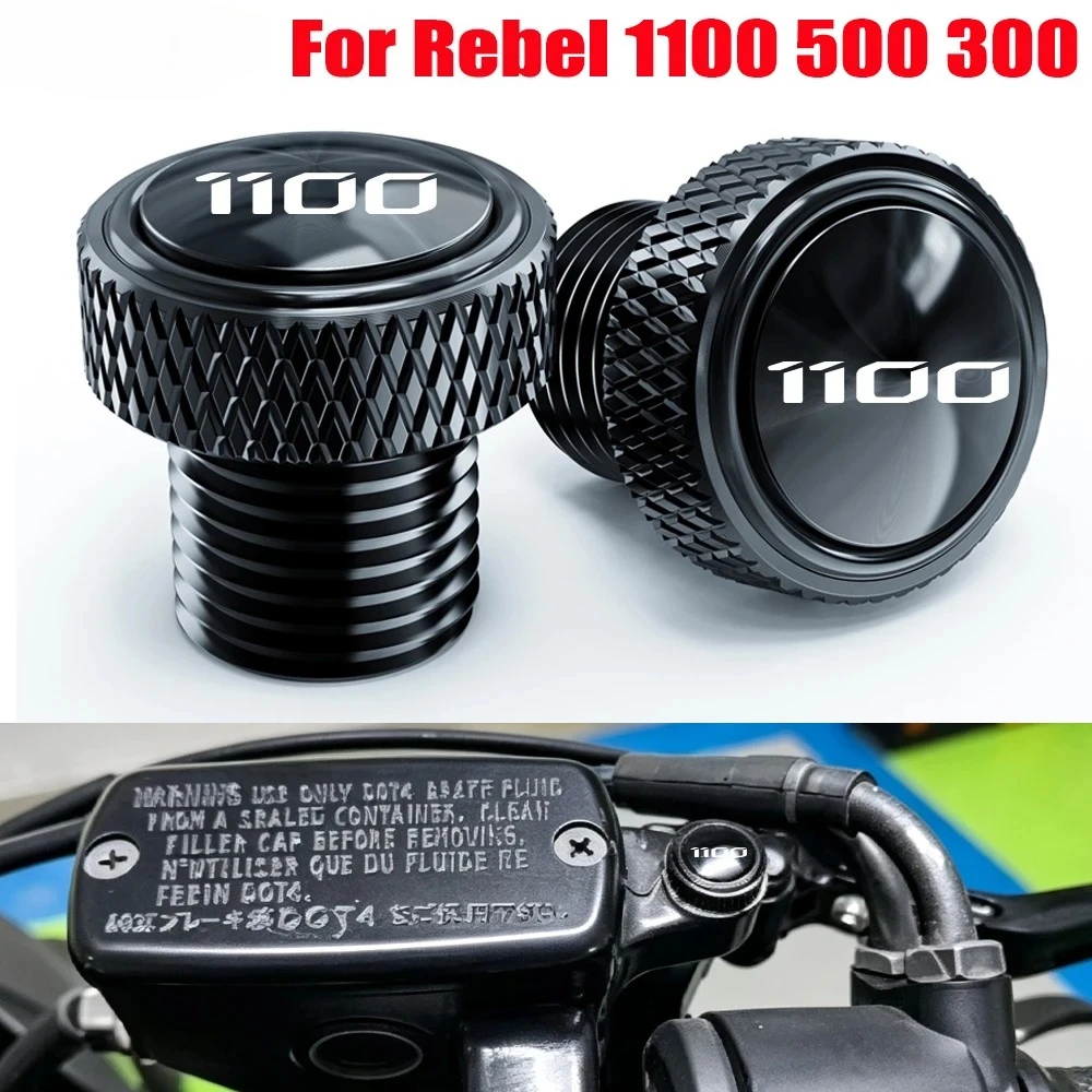 CNC For Honda REBEL 1100 DCT Rebel 500 300 CMX 300 CMX500 CMX 1100 Motorcycle Mirrors Hole Plug Screws Caps Mirror Hole Cover