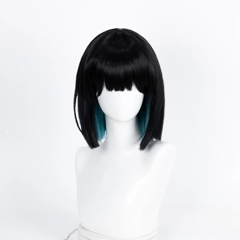 أنيمي الغريبة المرحلة سوا شعر مستعار تأثيري الكبار النساء الفتيات قصيرة مقاومة للحرارة الاصطناعية الشعر دور اللعب الباروكات تجهيزات حفلة الهالوين