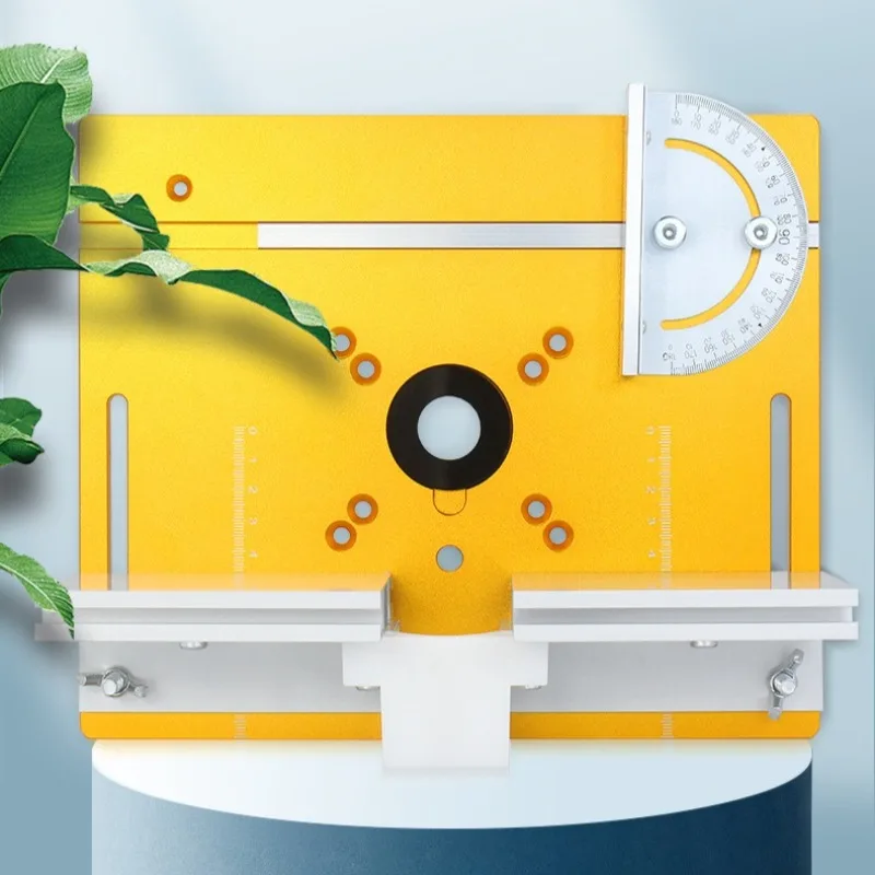 

Вставка для фрезерного стола из алюминиевого сплава, основание для гравировального станка, детали для DIY-проектов по деревообработке