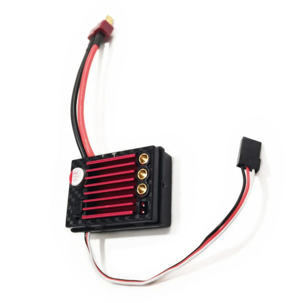 45A RC Model ESC Speed Controller 2S 7.4V LiPo Electronic Speed Controller for 2838/2840/2845 Brushless Motor With Cooling Fan
