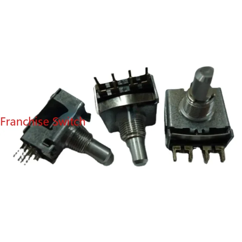 

5PCS Original 2-row 8-pin Encoder Switch 24-position 15MM Half Shaft Gear Rotary