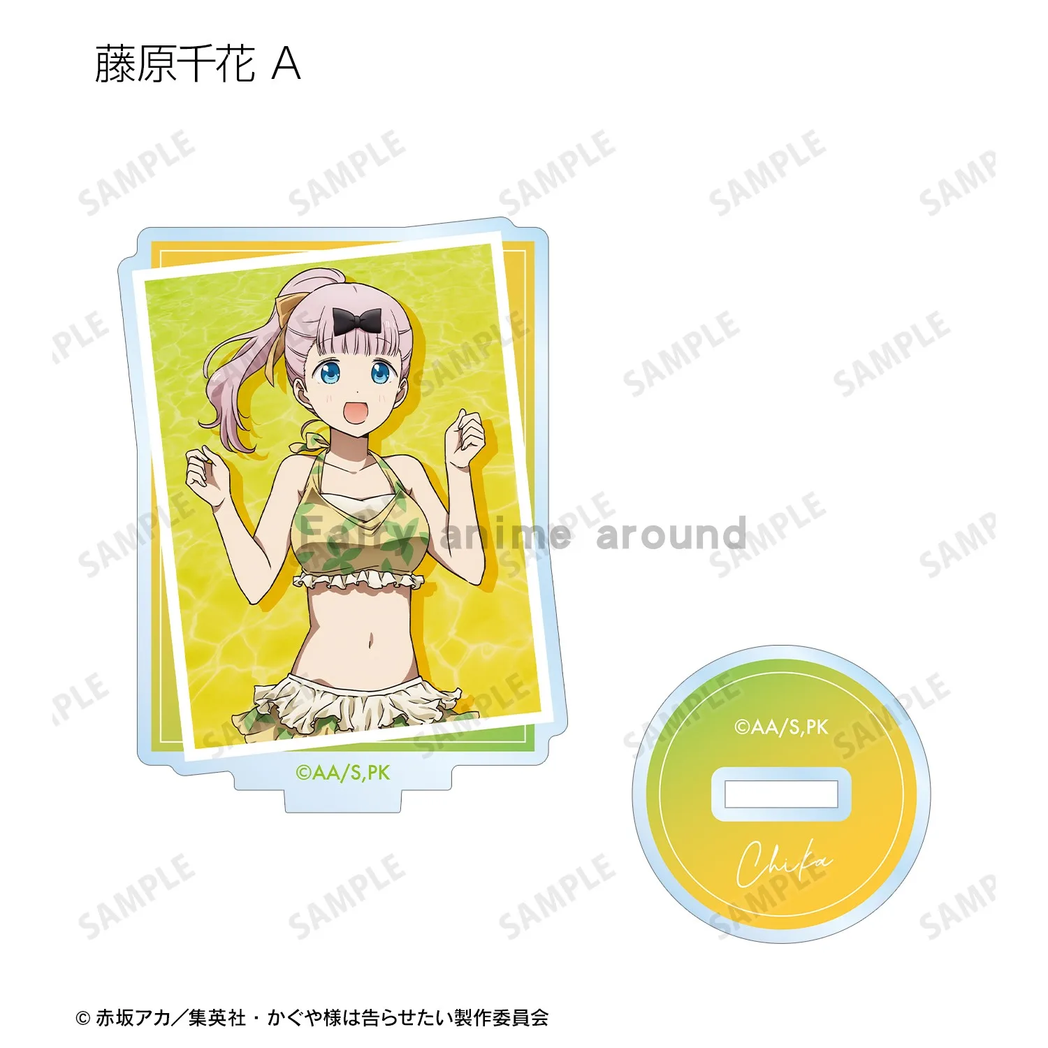 Figurka Iino Miko Shinomiya Kaguya Fujiwara Chika Hayasaka Ai Mini Figurka Lalka Anime Akrylowy Stojak Model Płytka Cosplay Zabawka Prezent