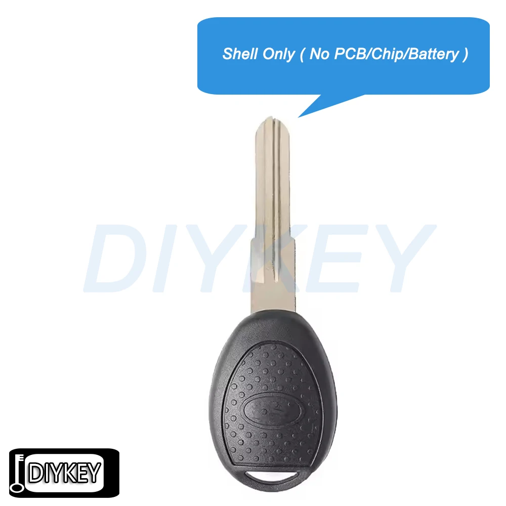 New Uncut Ignition Transponder Chip Key Shell Cover Replacement for Land Rover Freelander Defender 1998-2005, No Chip
