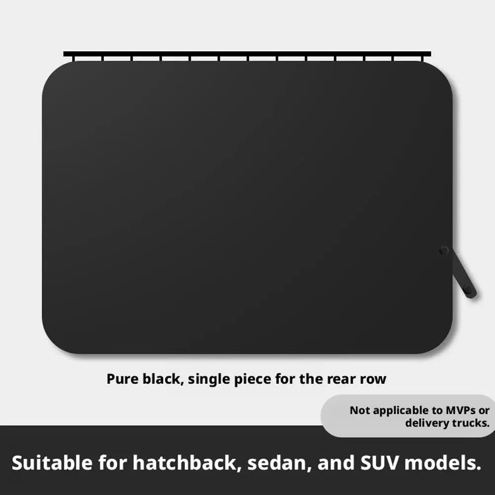 Car Sunshade Track Type Sun Protection Heat Insulation Block Car Rear Side Curtain Car Interior Privacy Shade