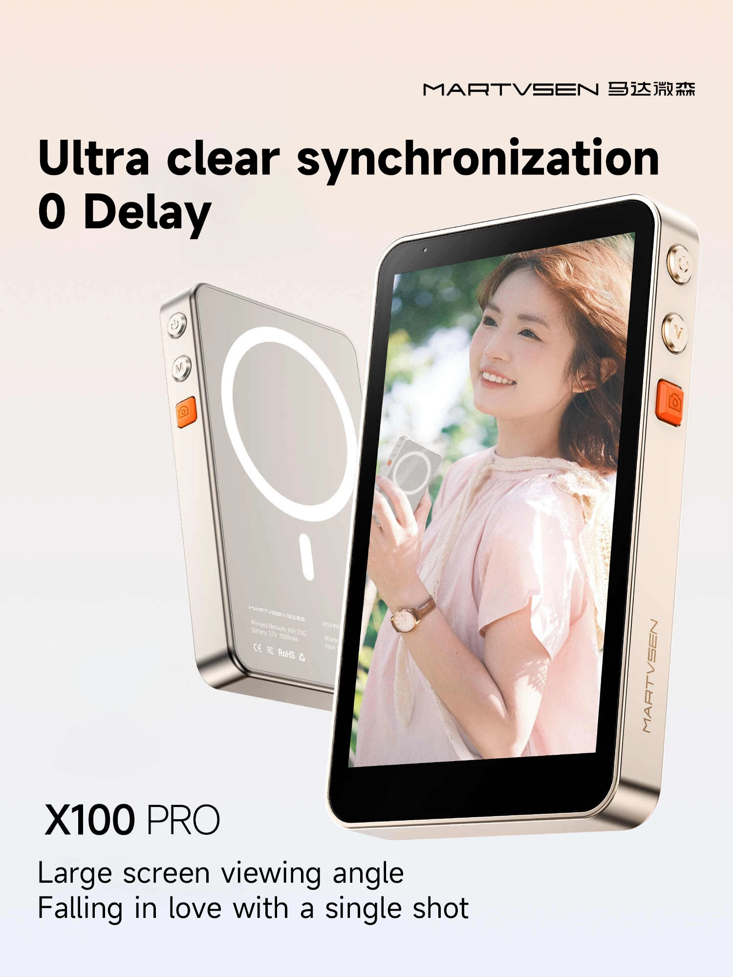 

Задний экран для селфи мобильного телефона с селфи, беспроводной магнитной присоской, пультом дистанционного управления Bluetooth, совместимым