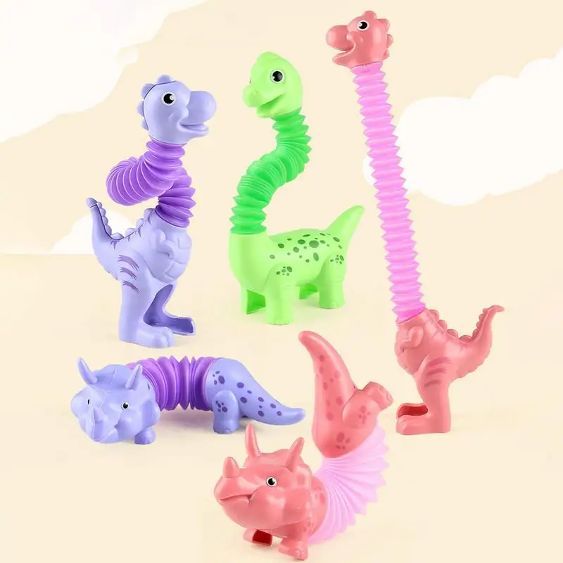 Jouets de tube mentaires oriel de dinosaure pour enfants, jouet de puzzle drôle pour enfants, filles, adolescents, garçons, adultes, maison